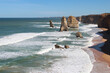 12 Apostles along the great ocean road in australia 