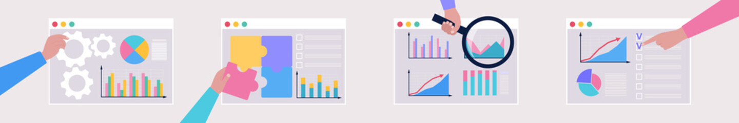 Wall Mural - Business analysis concept