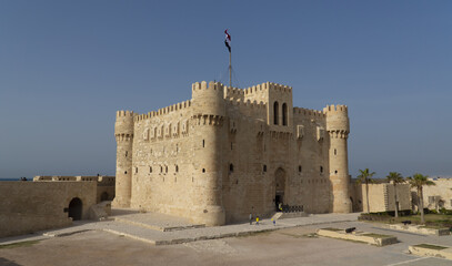 Citadel of Qaitbey in Alexandria , Egypt