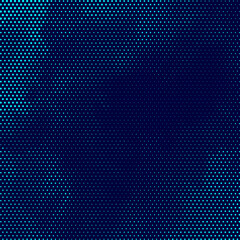 Poster - Abstract Modern Background with Halftone Element and Blue Neon Color