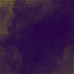 Poster - Abstract Modern Background with Halftone Element and Yellow Purple Color