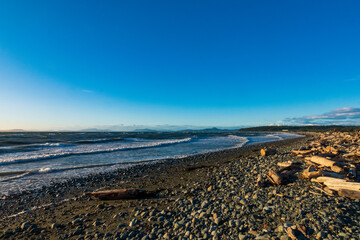 Poster - Windy Afternoon At Whidbey Island Beach