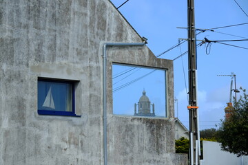 Wall Mural - Some nice tiny house in the west of France near the Atlantic Ocean. Spring 2021.