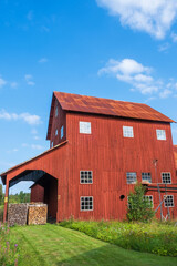 Canvas Print - Old industrial building in the country