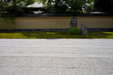 Canvas Print - Oubai-in Temple in Kyoto.