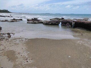 beach and sea