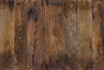 Wall Mural - wood background from old planks. wooden texture of vintage weathered reclaimed barn wood, with rusty