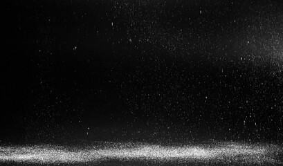 Wall Mural - abstract of christmas and bokeh light with glitter background