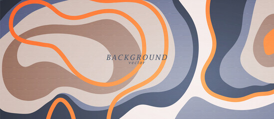 Wall Mural - liquid color abstract background design art. fluid gradient shapes composition. bohemian design post