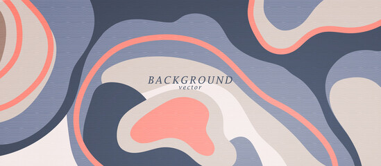 Wall Mural - liquid color abstract background design art. fluid gradient shapes composition. bohemian design post