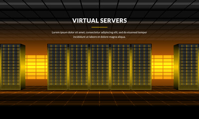 Virtual servers template