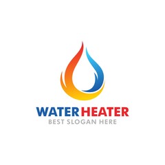 Sticker - water heater logo template