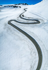 Wall Mural - landscape at the Grossglockner Mountain in Austria