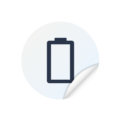 Poster - Empty Battery - Sticker