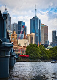 Fototapeta  - city skyline of Melbourne 