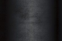 Luxury Black Metal Gradient Background With Distressed Natural, Genuine Animal Skin, Leather Texture.
