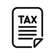 Tax document icon