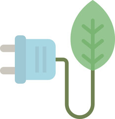 bio energy flat icon