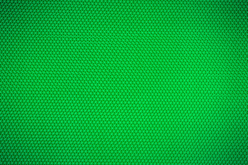 Checkered background, green fabric net texture