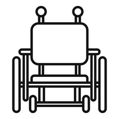 Sticker - Wheelchair icon, outline style