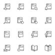 © alekseyvanin - Books line icons set