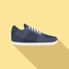 Sticker - Hurling shoes icon, flat style