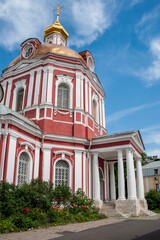 Wall Mural - The church of Nikita the Martyr was built in the Baroque style and has remained unchanged to this day. The architecture of the temple feels the approach of the classical era.  