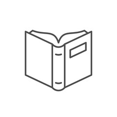 Wall Mural - Book line icon or education concept