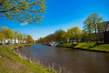 Fototapeta Miasto - canal in the park-Breda