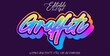 © ilhamnfs - Graffiti text effect style