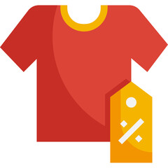 tshirt flat icon