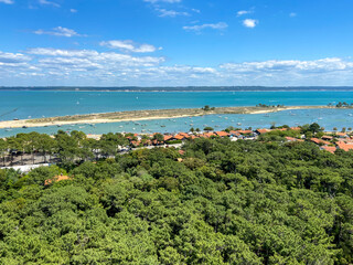 Sticker - Paysage du Cap Ferret, bassin d'Arcachon, Gironde