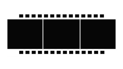 Sticker - Film strip icon animation simple best object on white