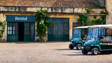 Golf Cart Buggy Rental Parking At Golf Course
