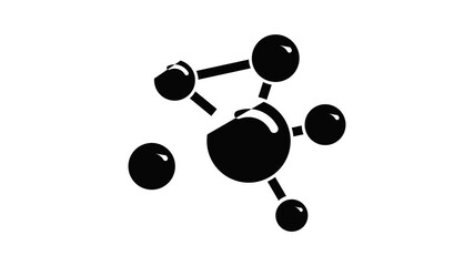 Poster - Molecule molecular icon animation simple best object on white