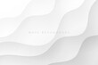 Abstract white and gray wavy shape layers on background. Modern and minimal curve pattern design. You can use it to cover brochure templates, posters, banner web, print ads, etc. Vector illustration