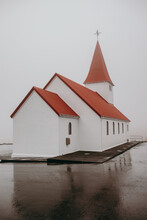 Little Cathedral In Fog