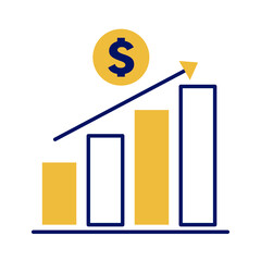 Poster - Coin and bars chart