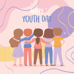 Sticker - celebrating youth day