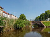 Fototapeta Pomosty - Friedrichstadt in Schleswig-Holstein