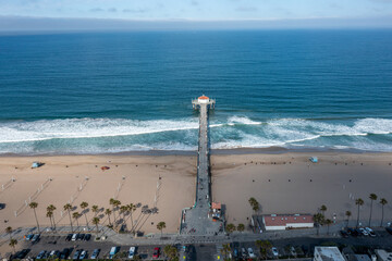 Wall Mural - Manhattan Beach aerial