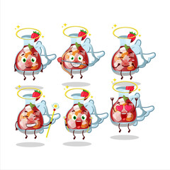 Wall Mural - Sangria cartoon designs as a cute angel character