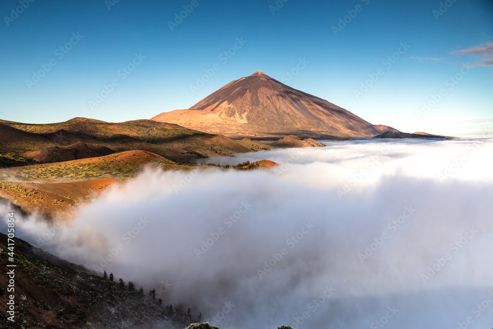Pico sel Teide, Teneryfa - obrazy, fototapety, plakaty 