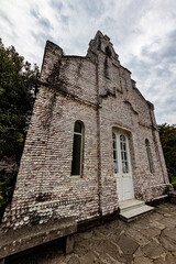 Wall Mural - old stone church