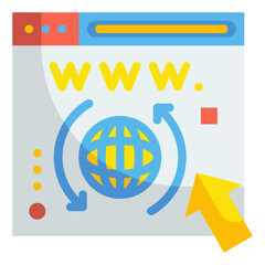 website flat icon
