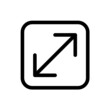 © Adam - Expand icon with square style
