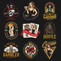 Casino vintage prints