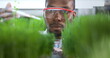 © borovikk - scientist makes analysis of plants.
