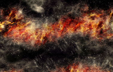 the explosion of space