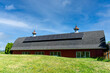 Solar Panels on a Barn Roof